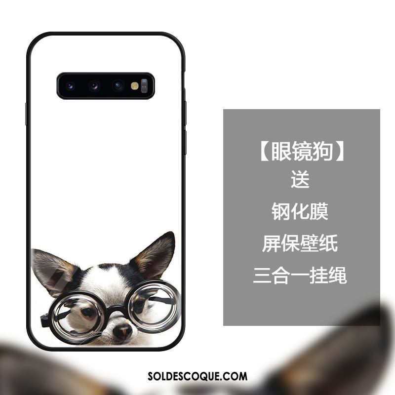 Coque Samsung Galaxy S10+ Gentilhomme Ornements Suspendus Créatif Tendance Amour Pas Cher