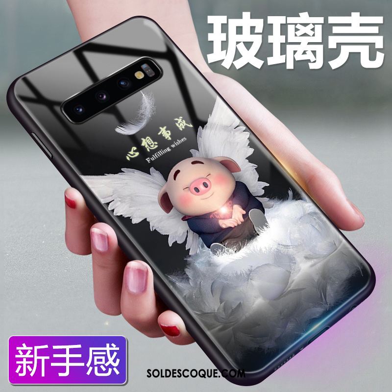 Coque Samsung Galaxy S10+ Gris Étoile Dessin Animé Incassable Tendance France