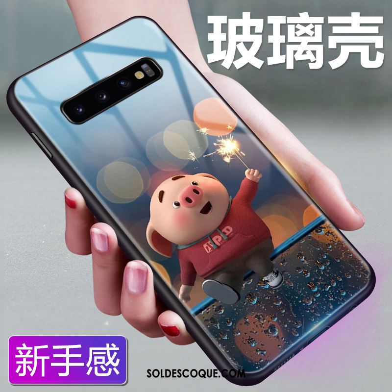 Coque Samsung Galaxy S10+ Gris Étoile Dessin Animé Incassable Tendance France