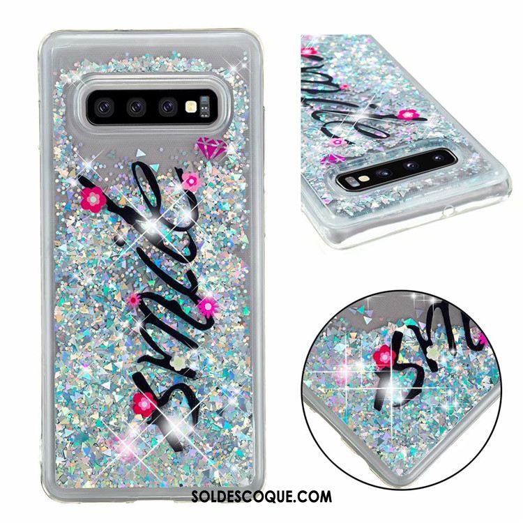 Coque Samsung Galaxy S10 Incassable Or Dessin Animé Téléphone Portable Étoile Housse En Ligne