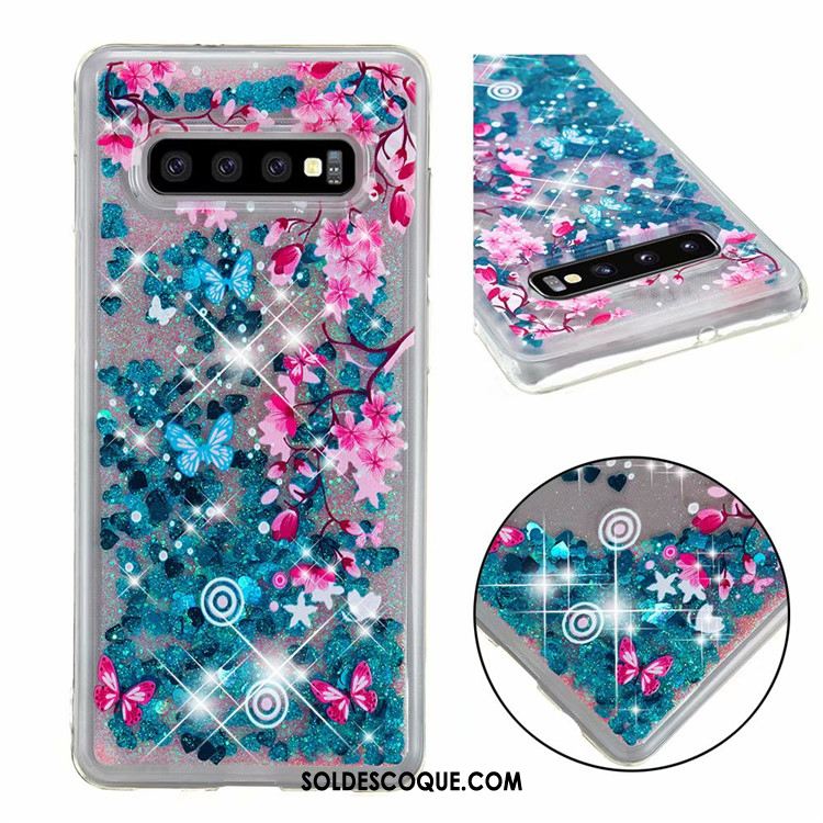 Coque Samsung Galaxy S10 Incassable Or Dessin Animé Téléphone Portable Étoile Housse En Ligne