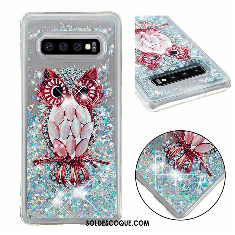 Coque Samsung Galaxy S10 Incassable Or Dessin Animé Téléphone Portable Étoile Housse En Ligne