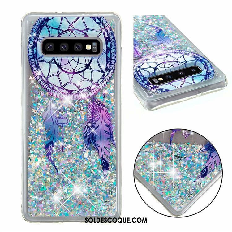 Coque Samsung Galaxy S10 Incassable Or Dessin Animé Téléphone Portable Étoile Housse En Ligne