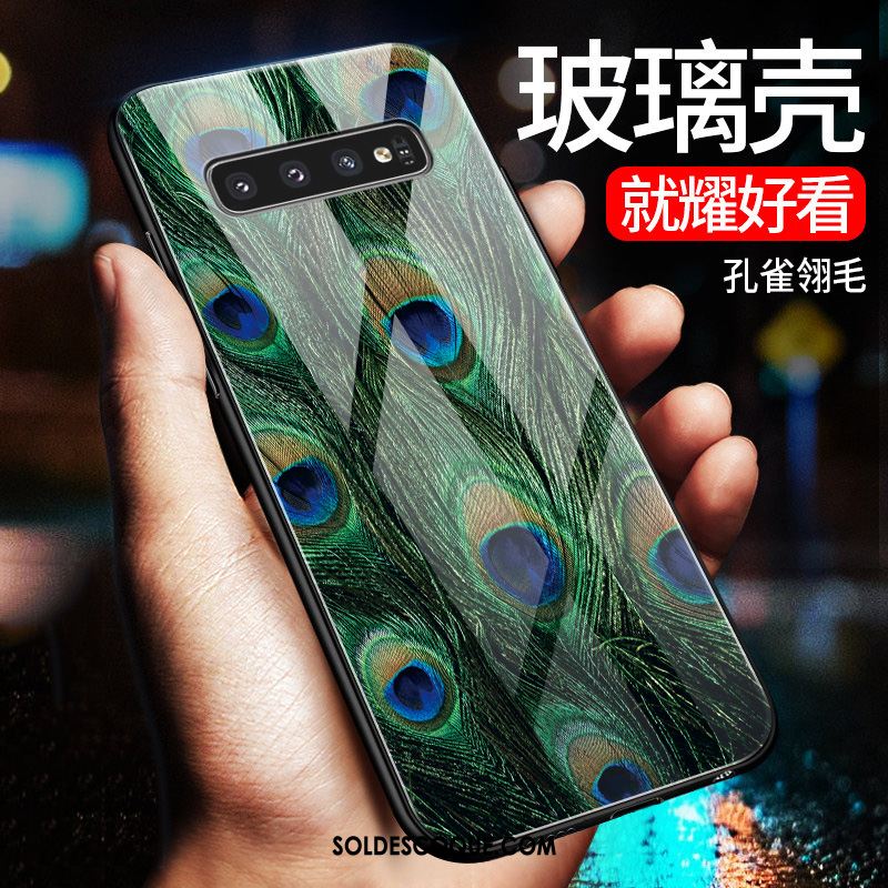 Coque Samsung Galaxy S10+ Incassable Étoile Créatif Mode Verre Soldes