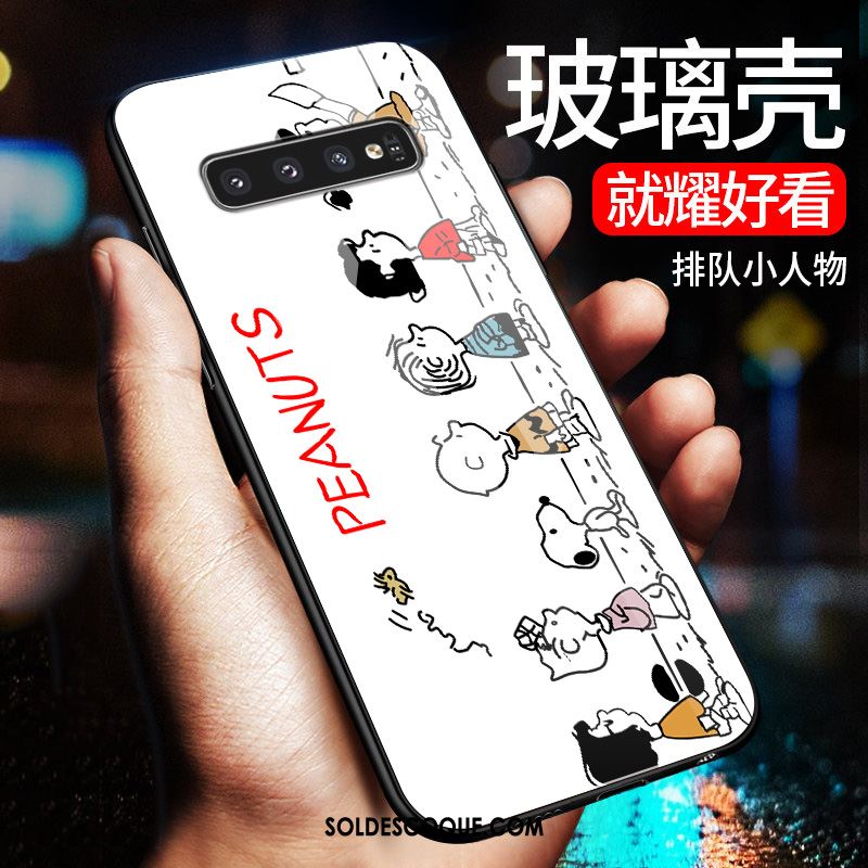 Coque Samsung Galaxy S10+ Incassable Étoile Créatif Mode Verre Soldes