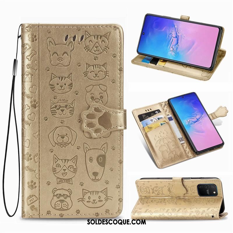 Coque Samsung Galaxy S10 Lite Clamshell Étui En Cuir Incassable Charmant Téléphone Portable Soldes