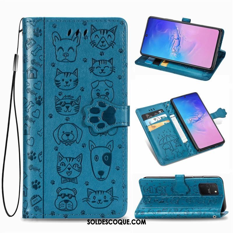 Coque Samsung Galaxy S10 Lite Clamshell Étui En Cuir Incassable Charmant Téléphone Portable Soldes