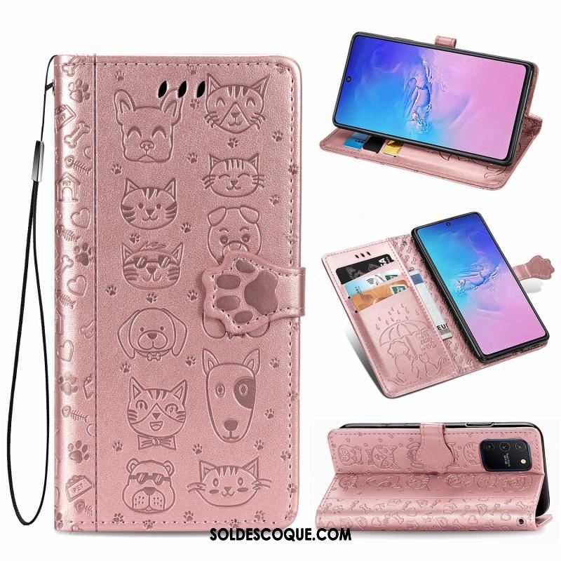 Coque Samsung Galaxy S10 Lite Clamshell Étui En Cuir Incassable Charmant Téléphone Portable Soldes