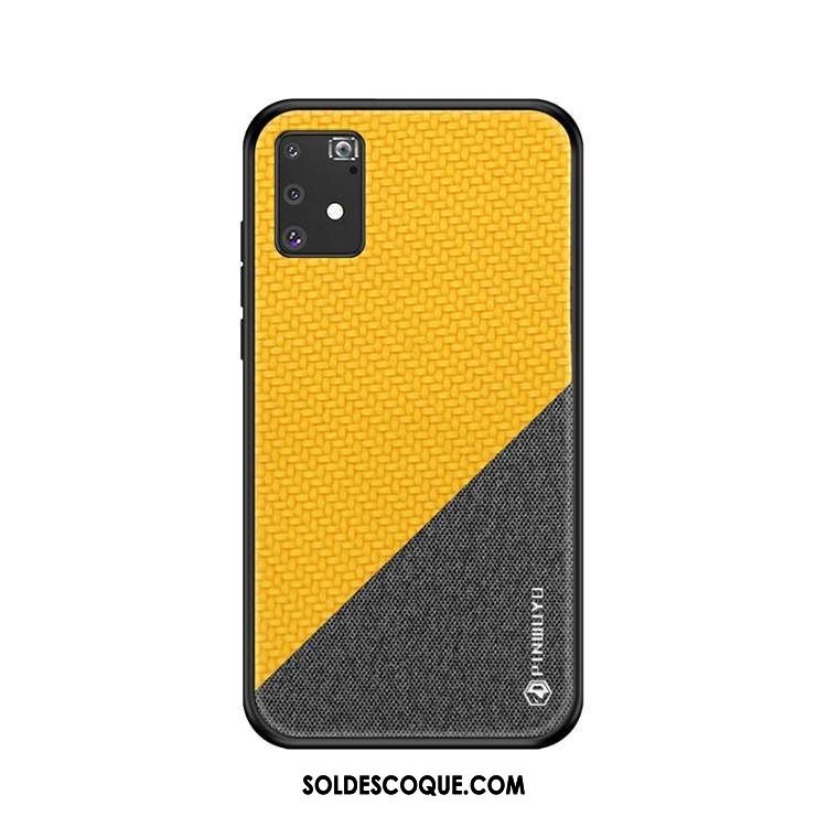 Coque Samsung Galaxy S10 Lite Toile Téléphone Portable Étoile Rose Délavé En Daim En Vente