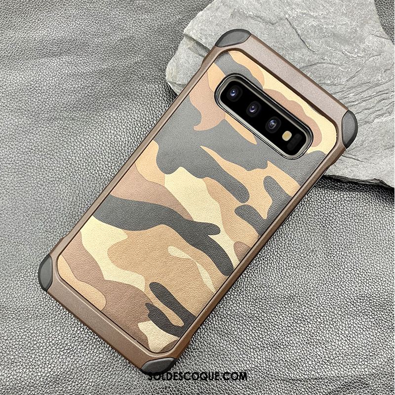 Coque Samsung Galaxy S10 Marque De Tendance Mode Fluide Doux Camouflage Ballon Pas Cher