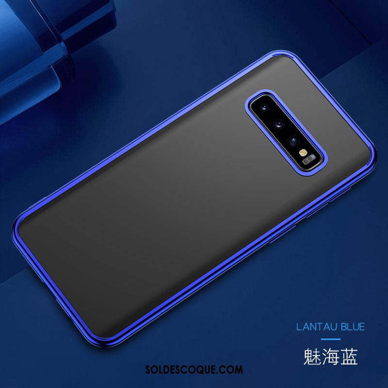 Coque Samsung Galaxy S10+ Marque De Tendance Nouveau Téléphone Portable Très Mince Personnalité Pas Cher