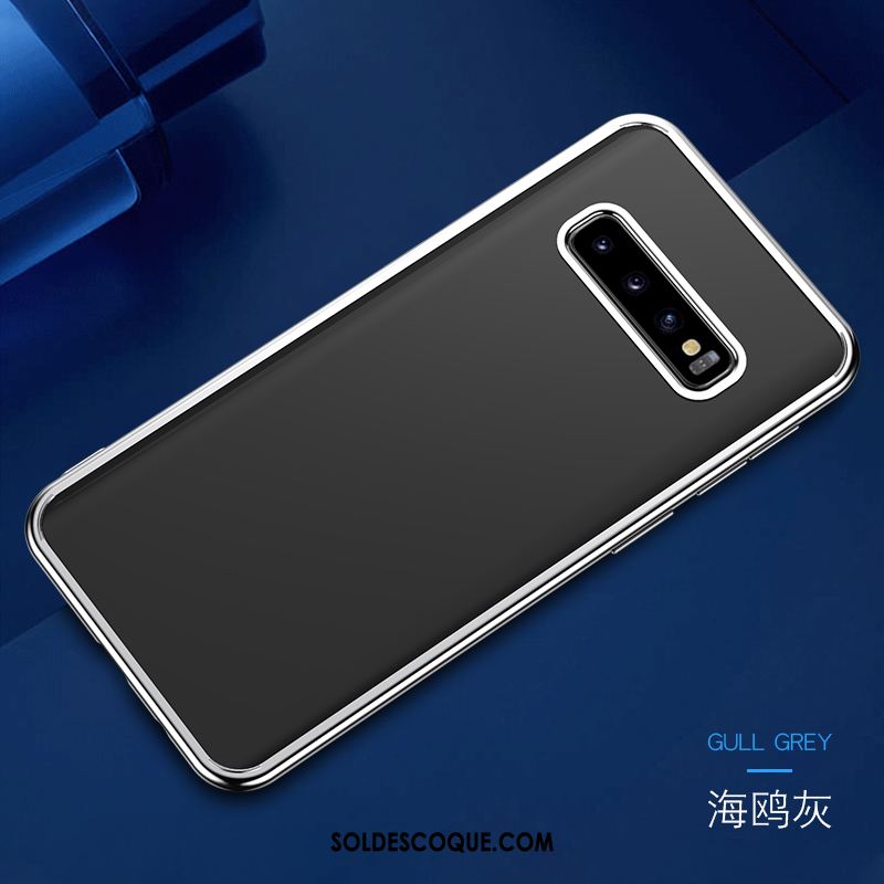 Coque Samsung Galaxy S10+ Marque De Tendance Nouveau Téléphone Portable Très Mince Personnalité Pas Cher