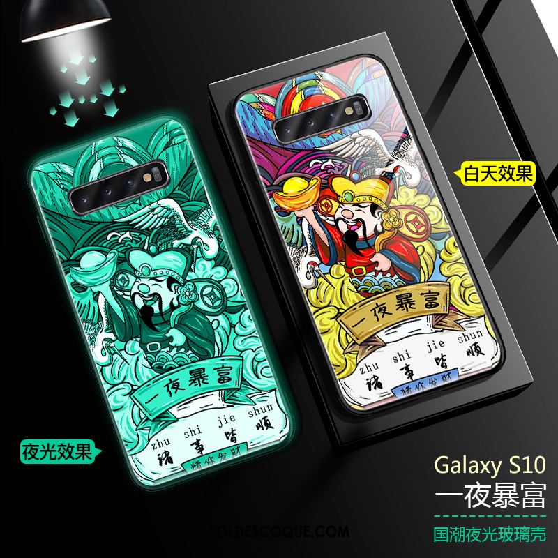 Coque Samsung Galaxy S10 Marque De Tendance Silicone Personnalité Style Chinois Étui En Vente