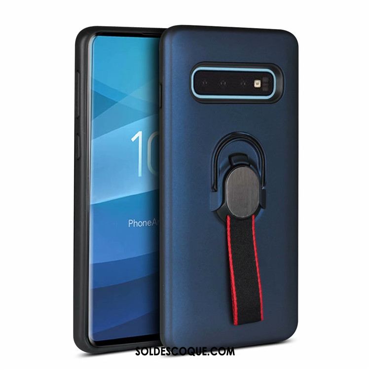 Coque Samsung Galaxy S10+ Or Étoile Téléphone Portable Étui Support Pas Cher