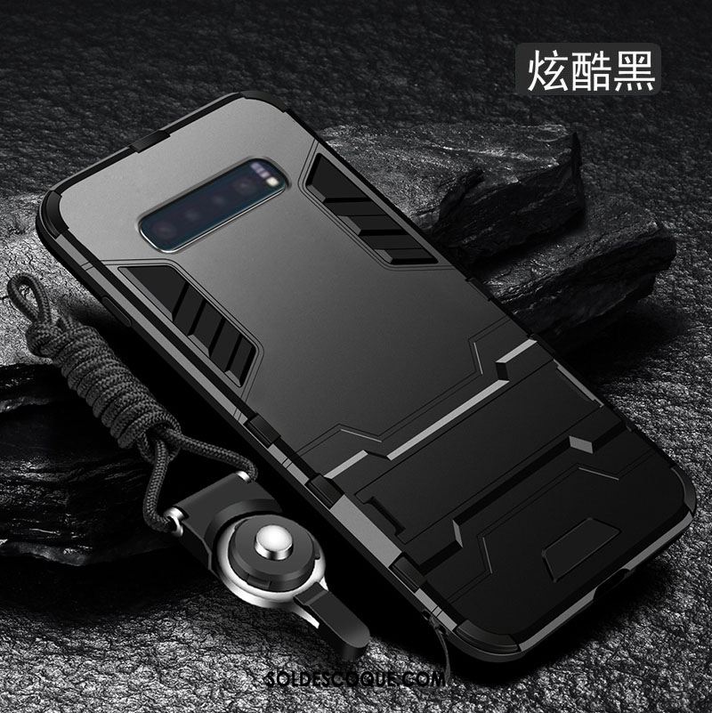 Coque Samsung Galaxy S10+ Ornements Suspendus Incassable Délavé En Daim Membrane Refroidissement Soldes