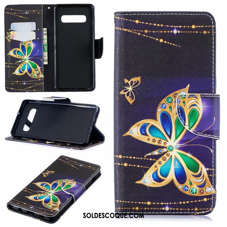 Coque Samsung Galaxy S10+ Peinture Créatif Téléphone Portable Étoile Carte Soldes