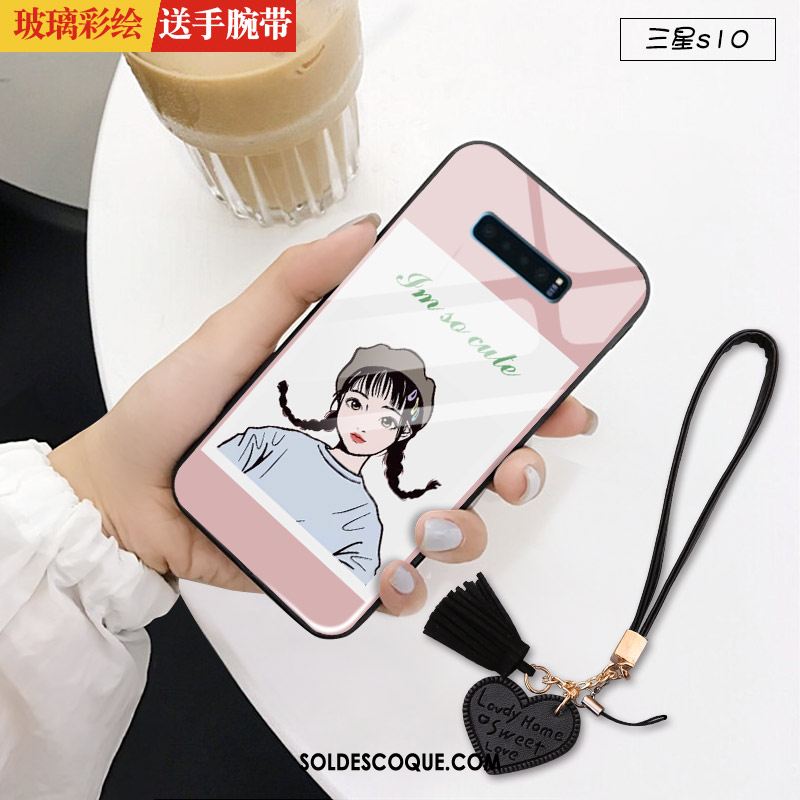 Coque Samsung Galaxy S10 Personnalité Incassable Vent Blanc Étui Pas Cher