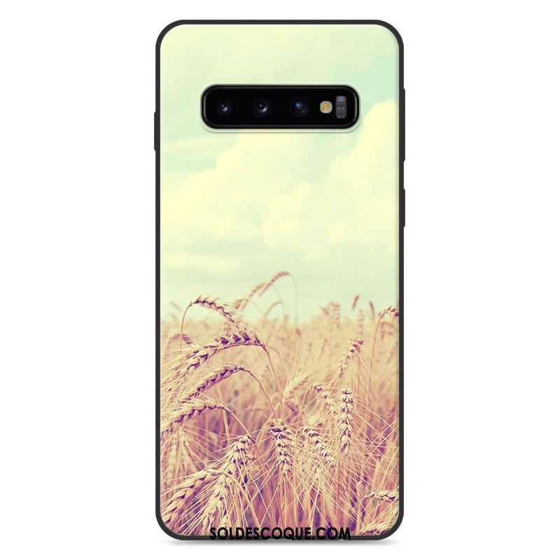 Coque Samsung Galaxy S10 Protection Dessin Animé Charmant Incassable Nouveau Pas Cher