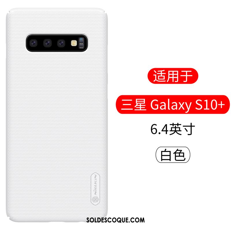 Coque Samsung Galaxy S10+ Protection Incassable Étui Rose Étoile Pas Cher