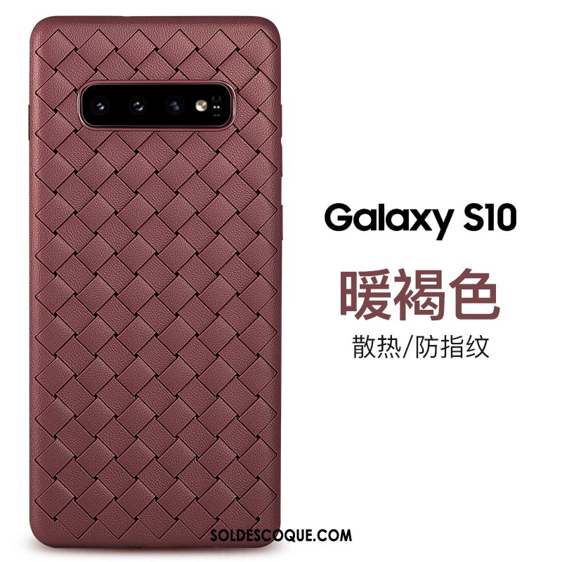 Coque Samsung Galaxy S10 Protection Personnalité Marque De Tendance Respirant Téléphone Portable Pas Cher