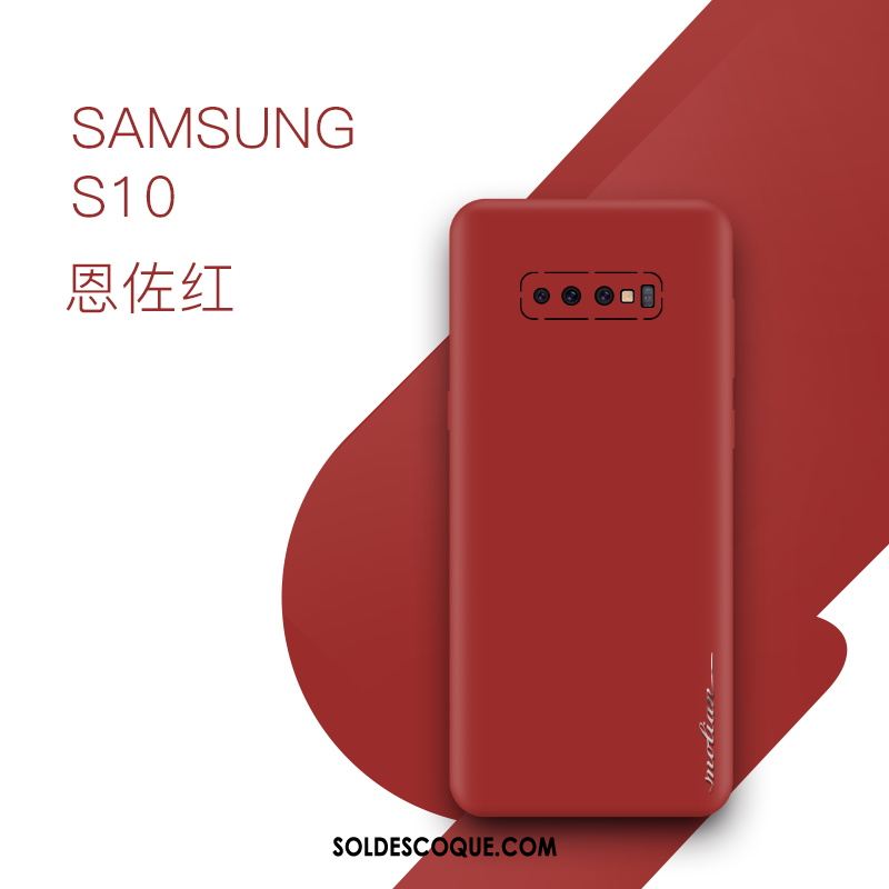 Coque Samsung Galaxy S10 Protection Étoile Cuir Véritable Créatif Très Mince Soldes