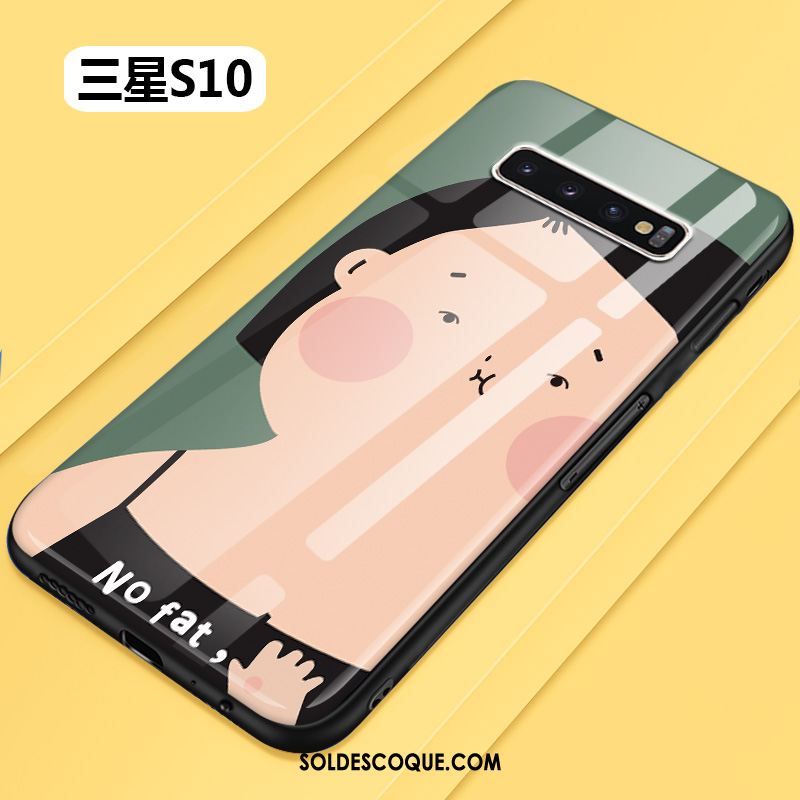 Coque Samsung Galaxy S10 Rose Frais Créatif Protection Personnalité En Vente