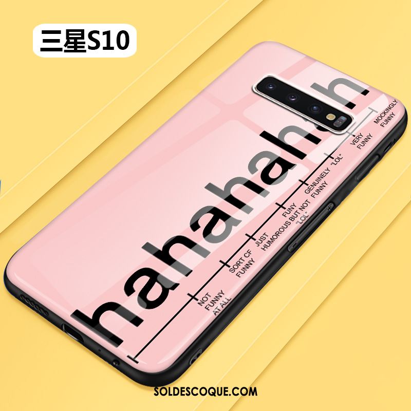 Coque Samsung Galaxy S10 Rose Frais Créatif Protection Personnalité En Vente