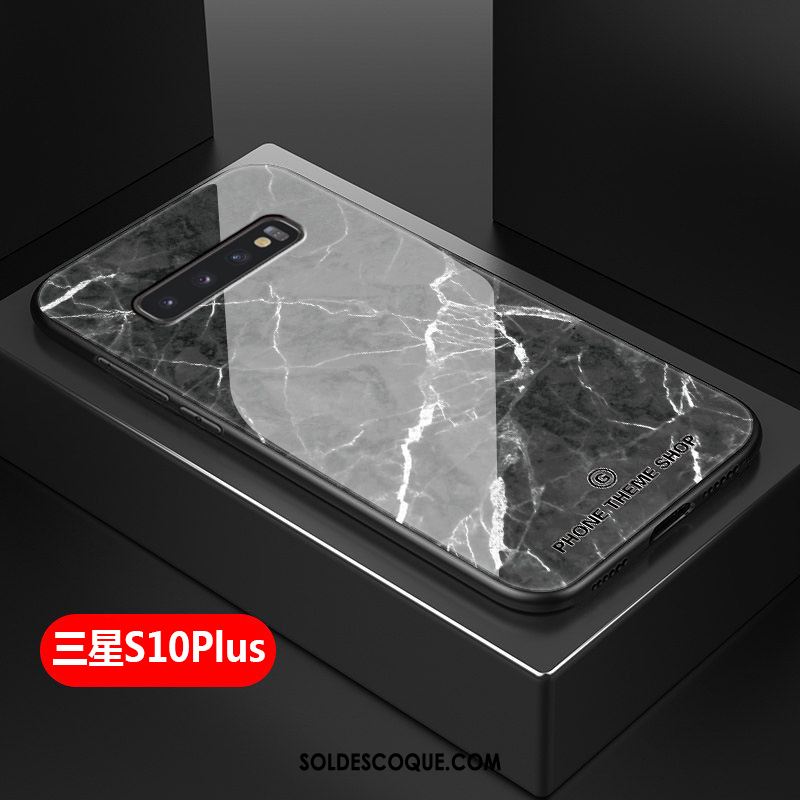 Coque Samsung Galaxy S10+ Silicone Simple Créatif Étui Téléphone Portable Soldes