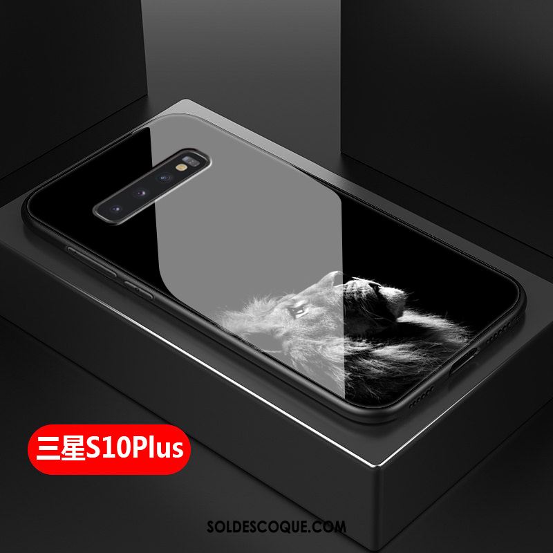 Coque Samsung Galaxy S10+ Silicone Tout Compris Incassable Personnalité Mode Pas Cher