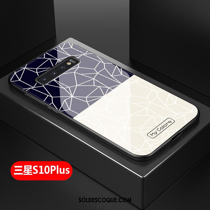 Coque Samsung Galaxy S10+ Silicone Tout Compris Incassable Personnalité Mode Pas Cher