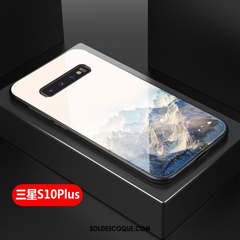 Coque Samsung Galaxy S10+ Silicone Tout Compris Incassable Personnalité Mode Pas Cher