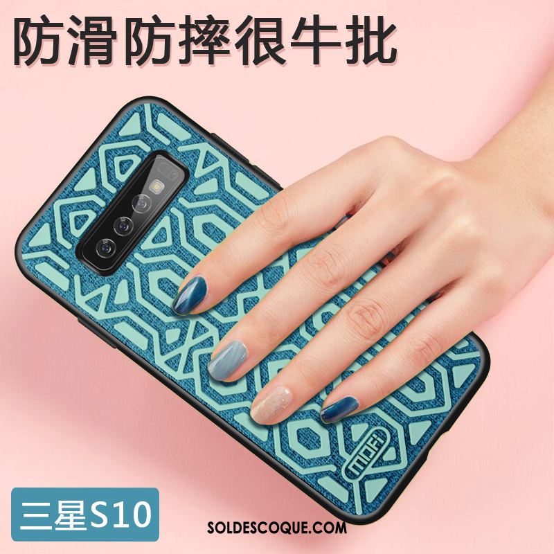 Coque Samsung Galaxy S10 Silicone Tout Compris Tendance Antidérapant Étoile Housse Pas Cher