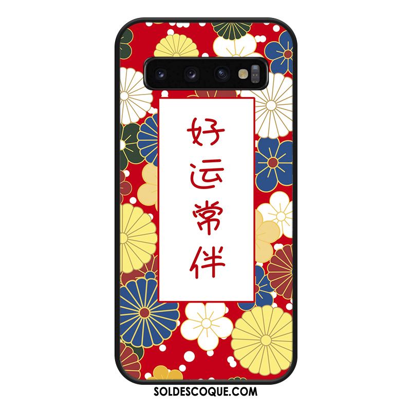 Coque Samsung Galaxy S10+ Tout Compris Créatif Marque De Tendance Téléphone Portable Ornements Suspendus Housse Pas Cher