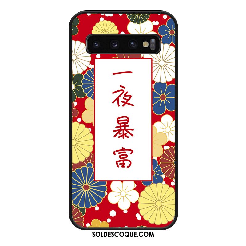 Coque Samsung Galaxy S10+ Tout Compris Créatif Marque De Tendance Téléphone Portable Ornements Suspendus Housse Pas Cher