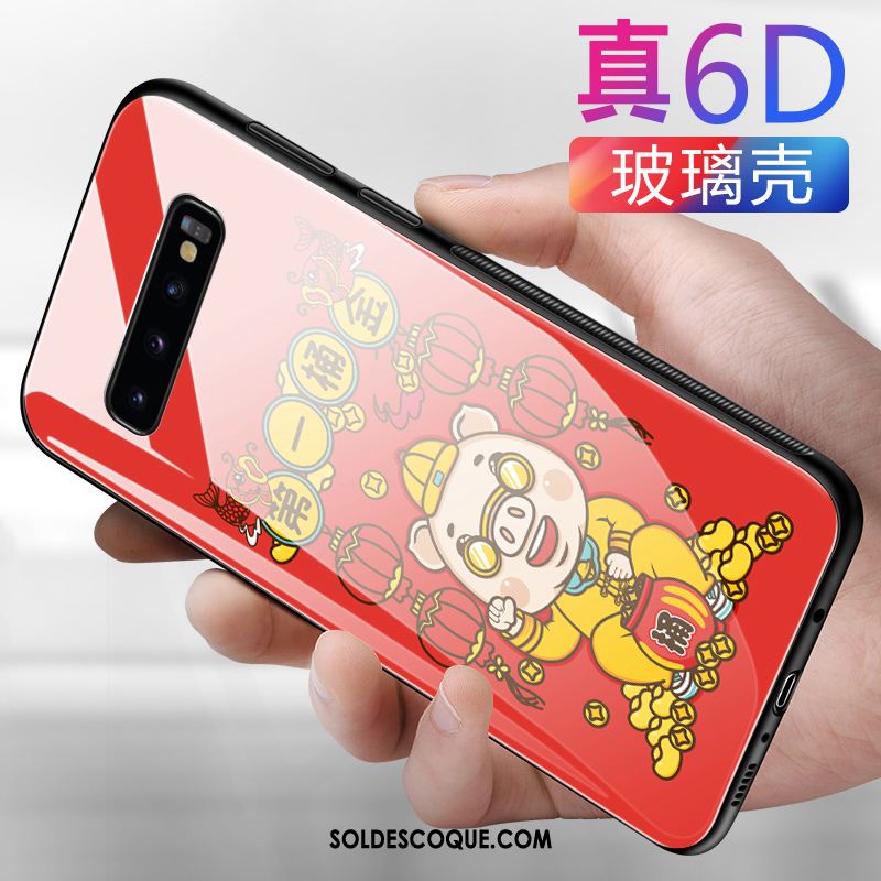 Coque Samsung Galaxy S10 Tout Compris Fluide Doux Personnalité Étui Charmant Housse Pas Cher