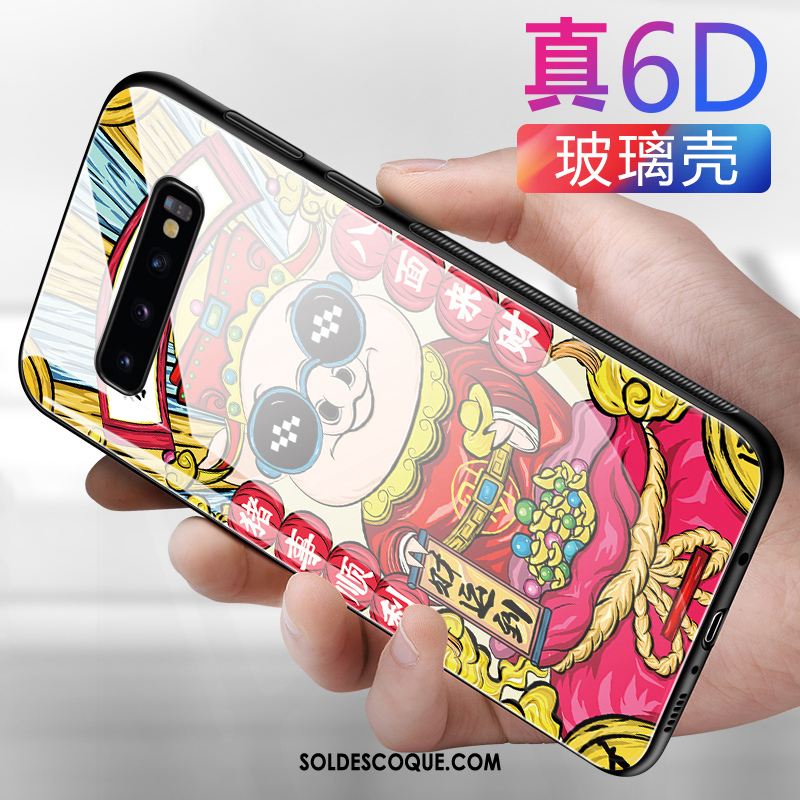 Coque Samsung Galaxy S10 Tout Compris Fluide Doux Personnalité Étui Charmant Housse Pas Cher