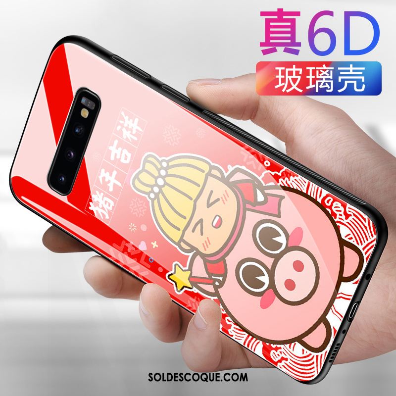 Coque Samsung Galaxy S10 Tout Compris Fluide Doux Personnalité Étui Charmant Housse Pas Cher