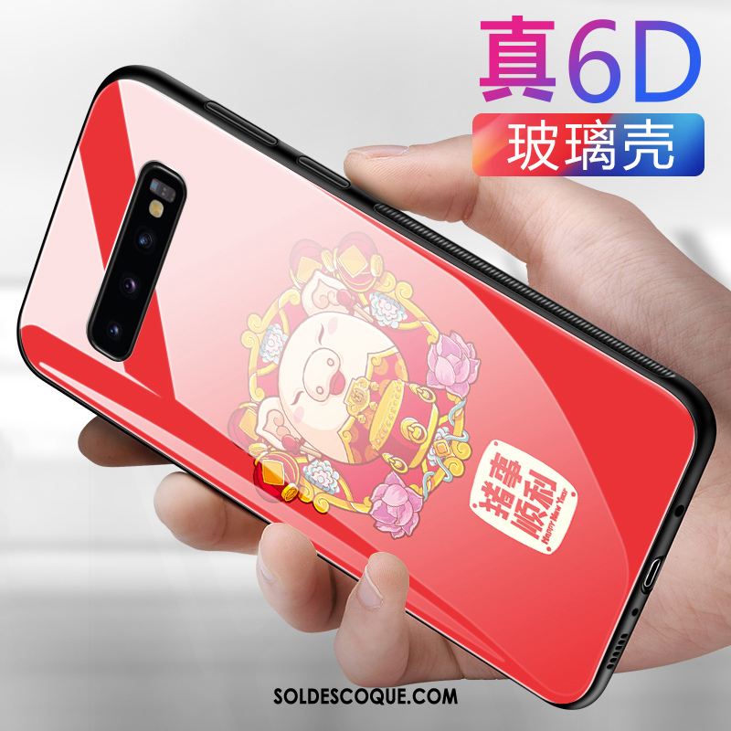 Coque Samsung Galaxy S10 Tout Compris Fluide Doux Personnalité Étui Charmant Housse Pas Cher