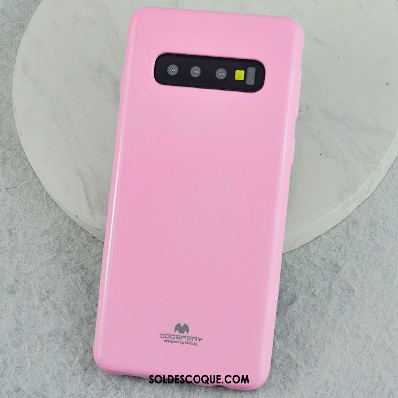 Coque Samsung Galaxy S10 Transparent Protection Téléphone Portable Vert Incassable Pas Cher