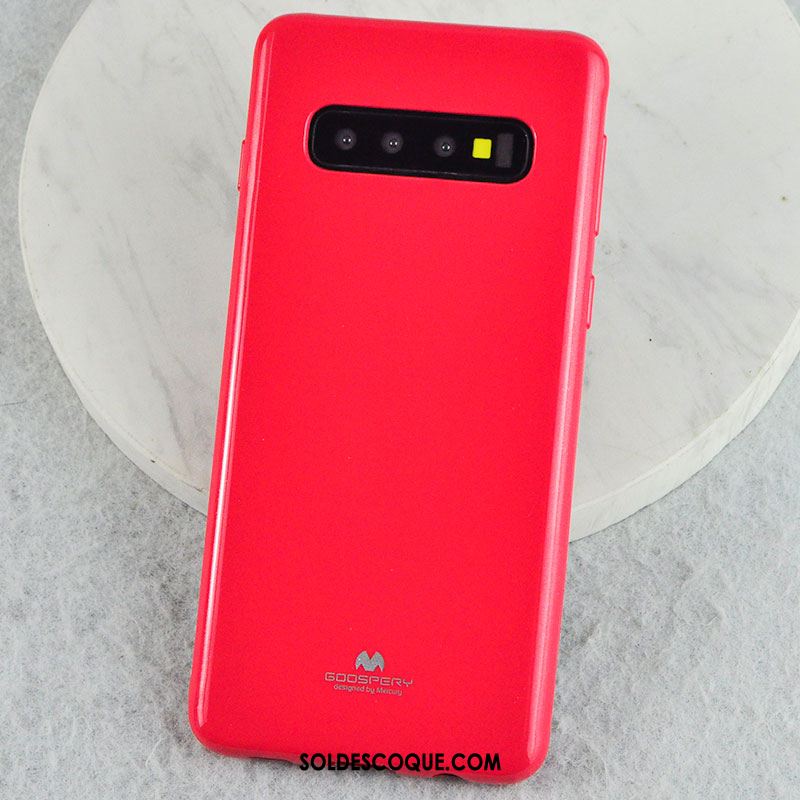Coque Samsung Galaxy S10 Transparent Protection Téléphone Portable Vert Incassable Pas Cher