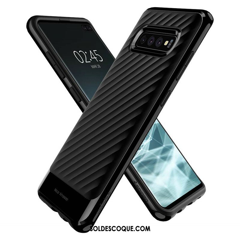 Coque Samsung Galaxy S10+ Très Mince Tout Compris Fluide Doux Étui Créatif Pas Cher