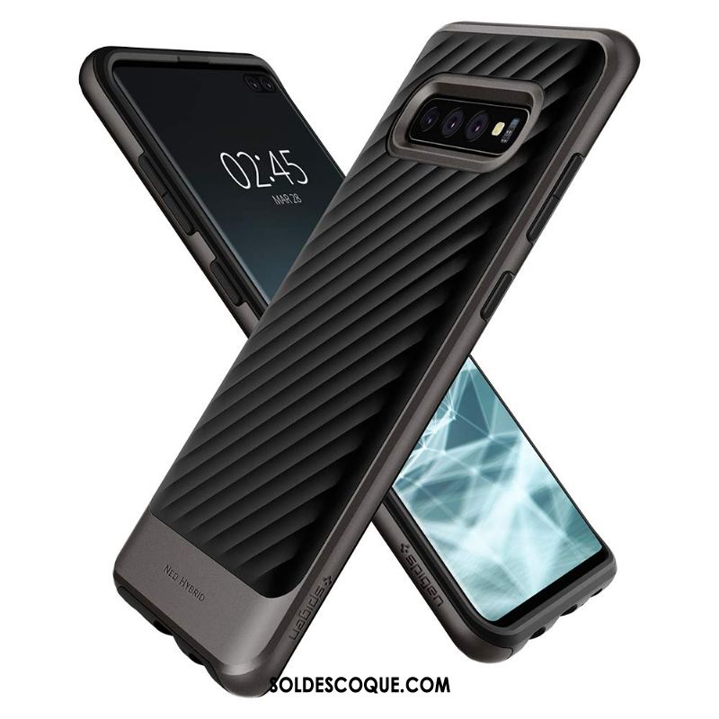 Coque Samsung Galaxy S10+ Très Mince Tout Compris Fluide Doux Étui Créatif Pas Cher