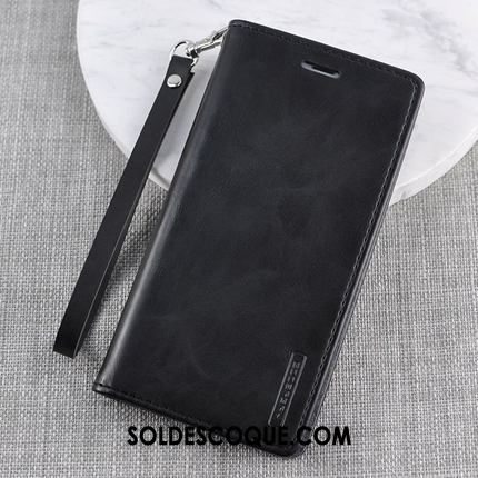 Coque Samsung Galaxy S10+ Très Mince Étui En Cuir Incassable Rouge Étoile Pas Cher