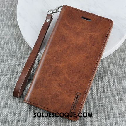 Coque Samsung Galaxy S10+ Très Mince Étui En Cuir Incassable Rouge Étoile Pas Cher