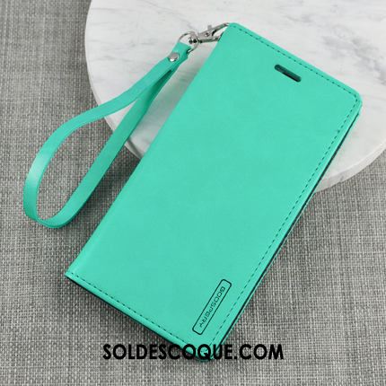 Coque Samsung Galaxy S10+ Très Mince Étui En Cuir Incassable Rouge Étoile Pas Cher