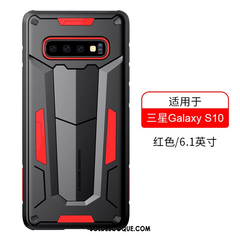 Coque Samsung Galaxy S10 Téléphone Portable Incassable Étoile Noir Étui Pas Cher