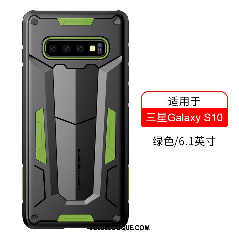 Coque Samsung Galaxy S10 Téléphone Portable Incassable Étoile Noir Étui Pas Cher