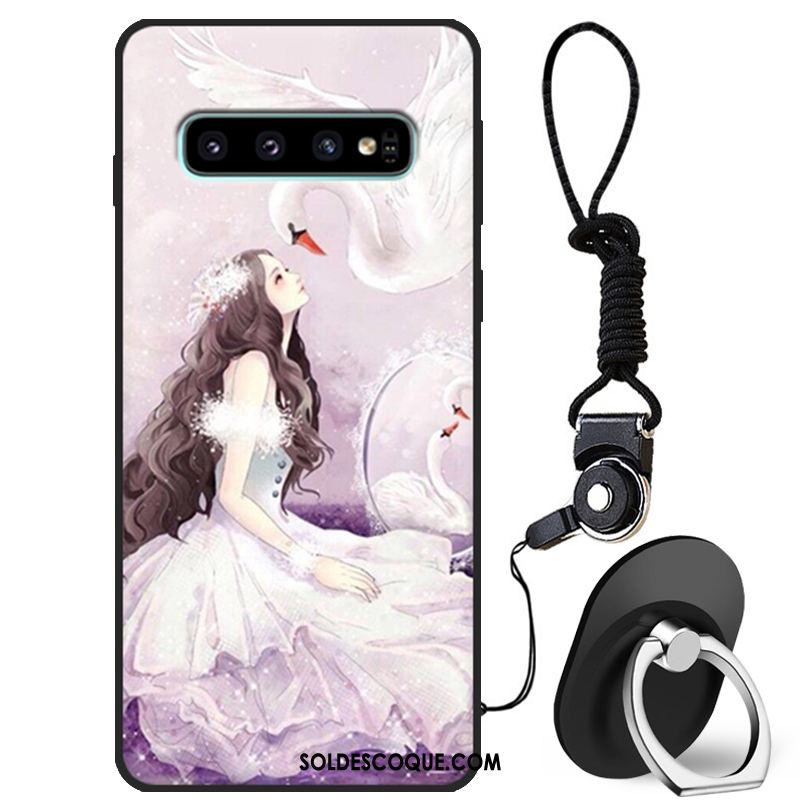 Coque Samsung Galaxy S10 Téléphone Portable Étoile Incassable Charmant Fluide Doux En Ligne