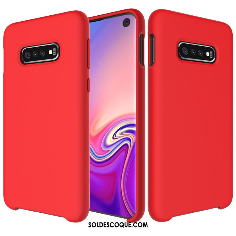 Coque Samsung Galaxy S10+ Téléphone Portable Étui Très Mince Personnalité Vert En Ligne