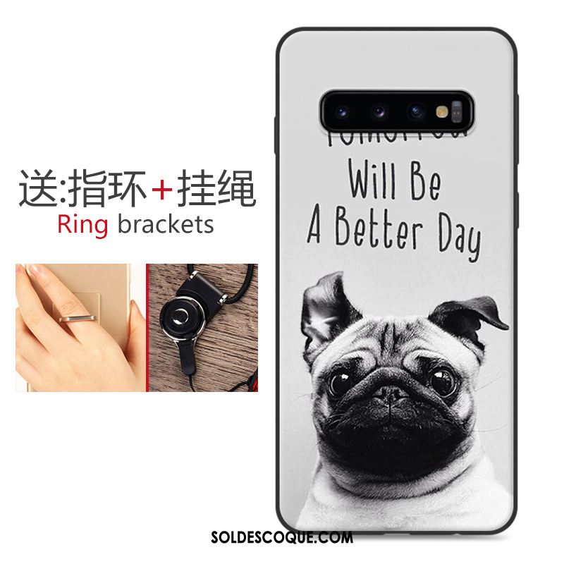 Coque Samsung Galaxy S10 Étoile Silicone Fluide Doux Dessin Animé Protection Soldes